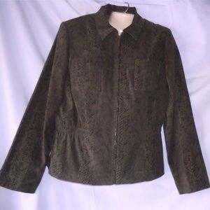 Women's Snakeskin Print Blazer Size 14
